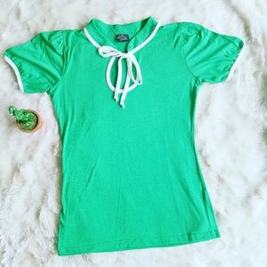 Rocksteady retro pinup woman's top